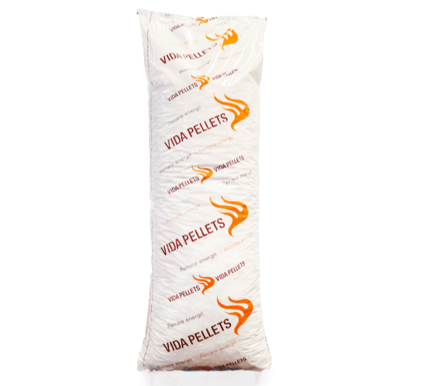 Vida svenske træpiller – svensk premium kvalitet 6mm 832kg.